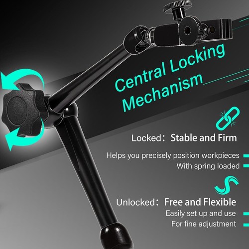 for Noga DG61003 Dial Gage Indicator Holder Magnetic Base 176lb Fine Adjustment