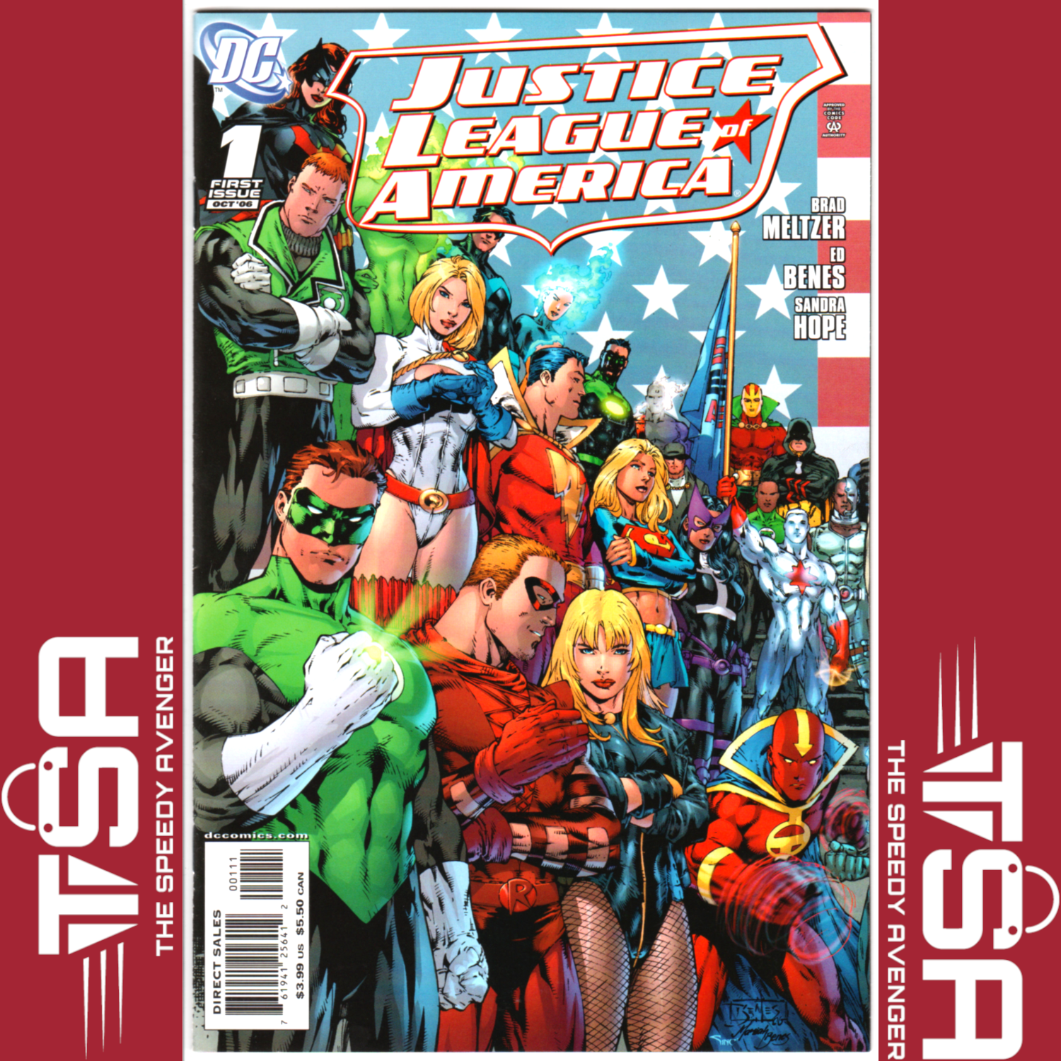 JUSTICE LEAGUE OF AMERICA #1 (Vol 2) Ed Benes Regular Cover A DR. IMPOSSIBLE KEY