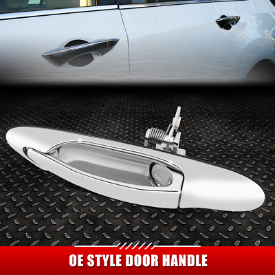 Для 98-02 Lincoln Town Car Хромированная ручка для открывания задней левой внешней двери со стороны водителя