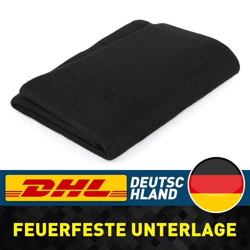 Feuerfeste Unterlage 100 X 100cm HitzebestÃ¤Ndige Matte Feuerfester Stoff