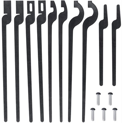 For Blacksmith or Beginners Five Types DIY Rapid Tongs Bundle Kit with Rivets