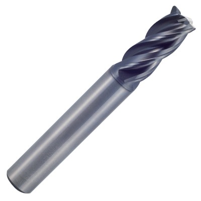 3/4'' 4FL w/.015''Rad Carbide End Mill, 2.25''LOC, 5''OAL, Y-Coated