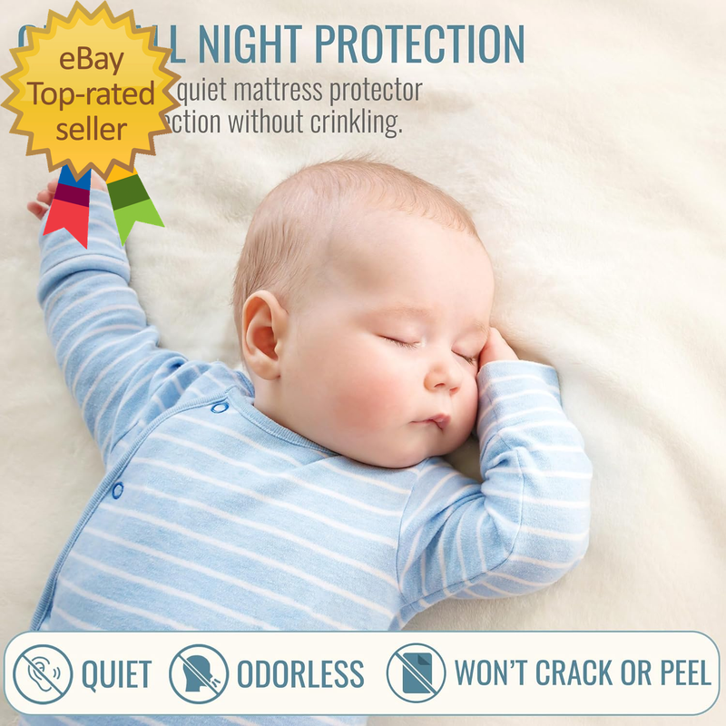 Waterproof Mattress Protector and Mattress Cover, Encased Zippered Fit, Full