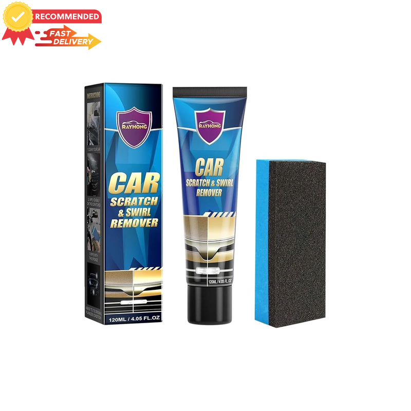 Car Scratch Remover Kit 120ML - Paint Restorer Wax & Headlight Repair Kit