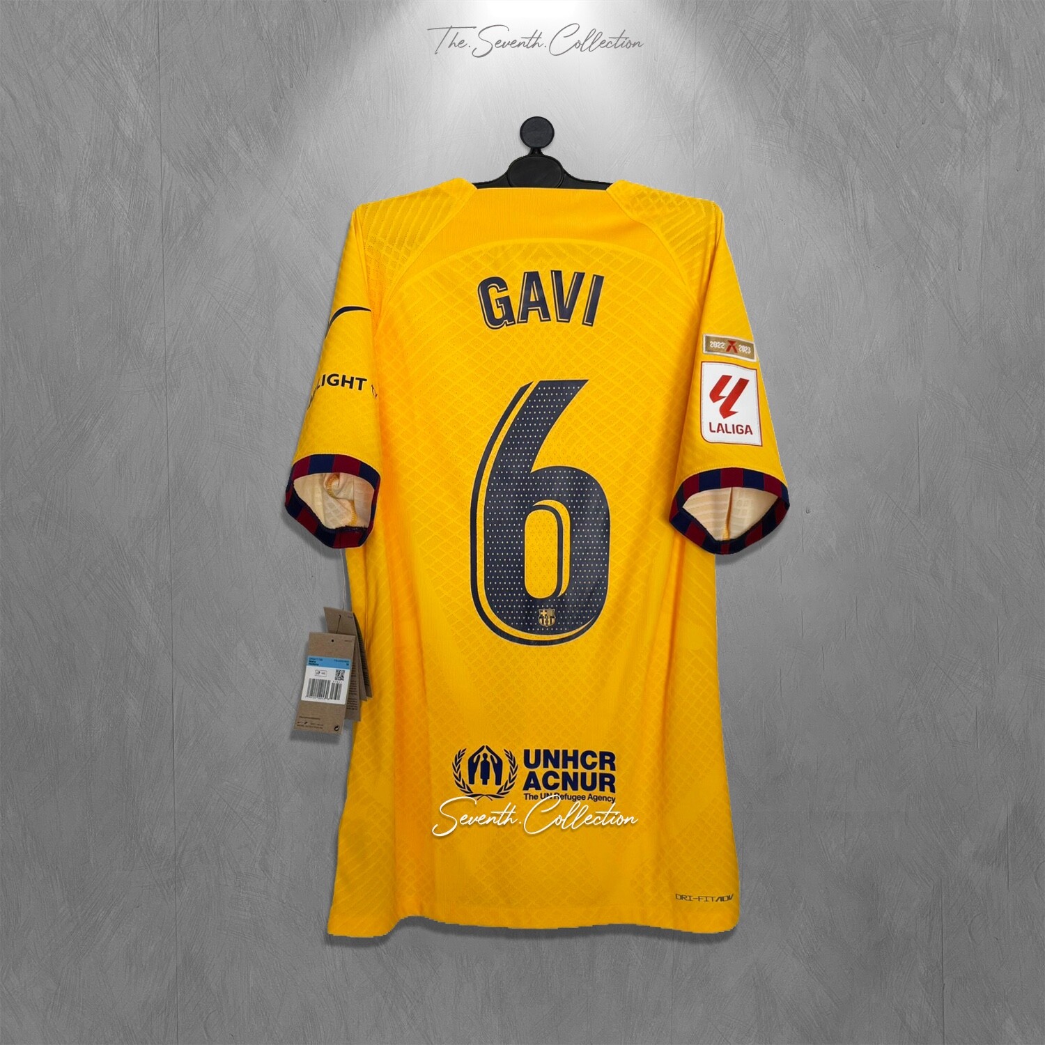 Barcelona 2023 2024 Official Match Vapor ADV 4th Shirt Gavi