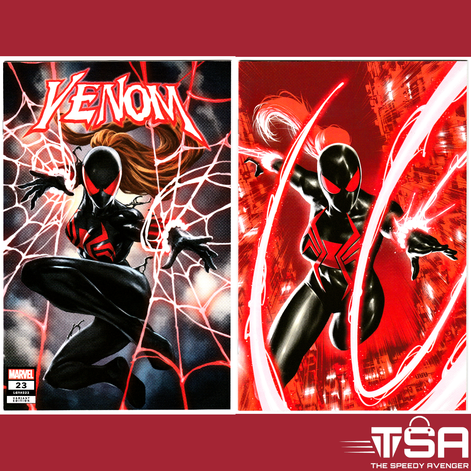 VENOM #23 (Vol 5) Cafu Virgin + Skan Srisuwan Variants with COAs BLACK WIDOW!