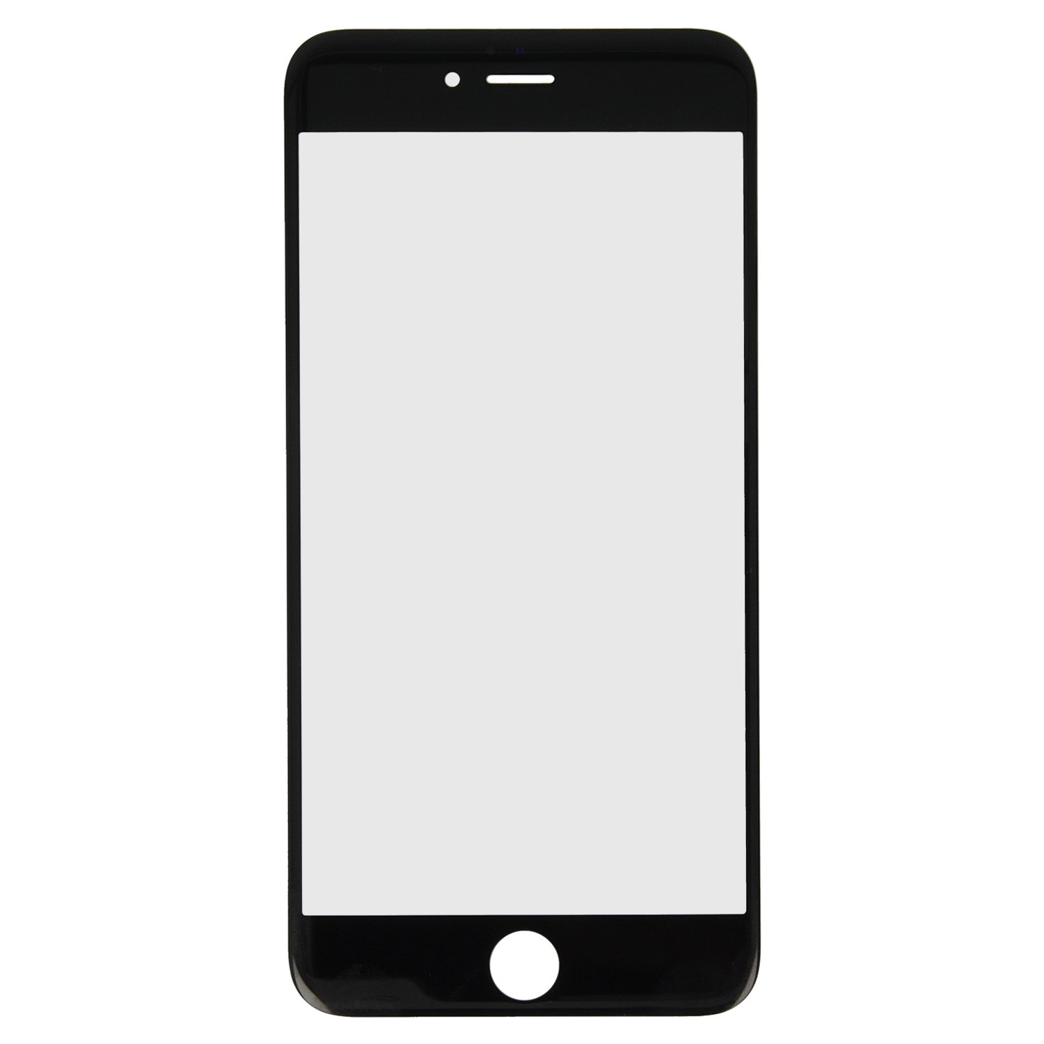 VETRINO VETRO GLASS COMPATIBILE per TOUCH SCREEN APPLE IPHONE 6 PLUS NERO