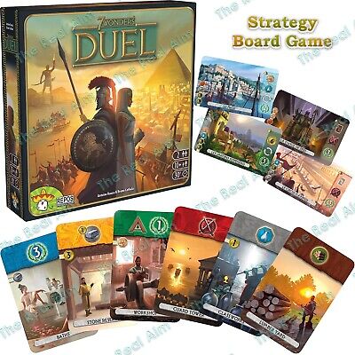 7 Wonders Duel Strategy Board Game 2 Players Ages 10+ Civilization for Couples