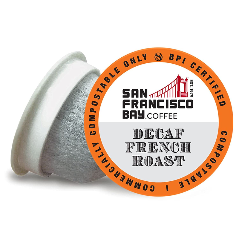 San Francisco Bay Compostable Coffee Pods - DECAF French Roa