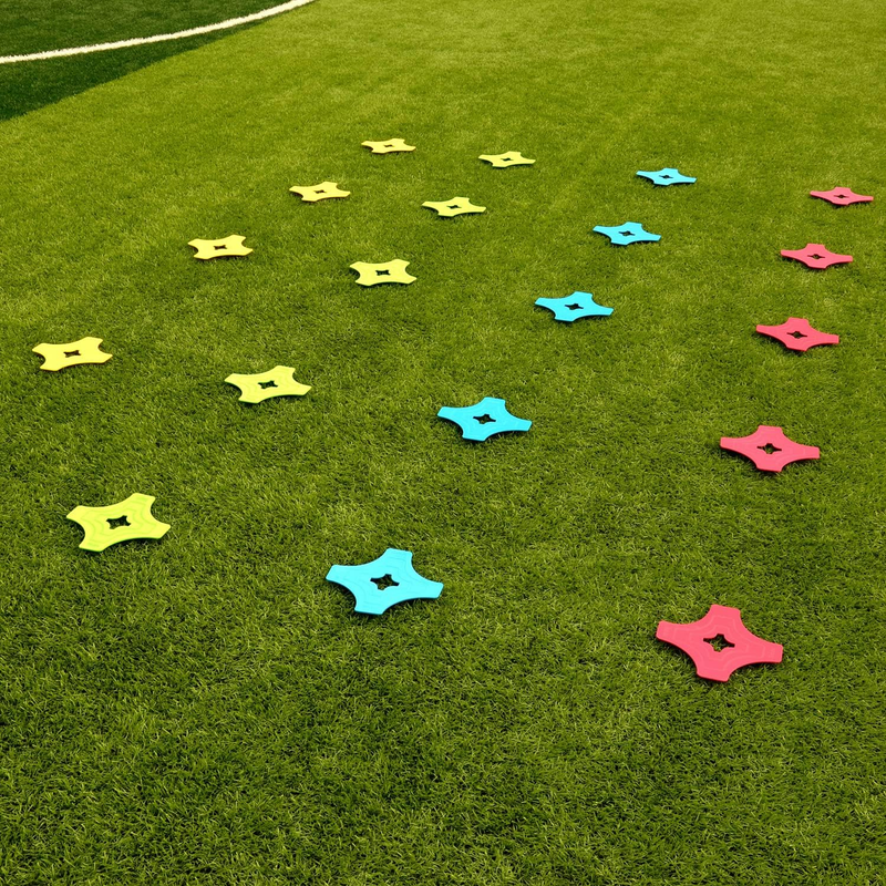 Pro Disc Cones Agility Training Markers,40 Pack,Flat Field Cones Floor Dots for