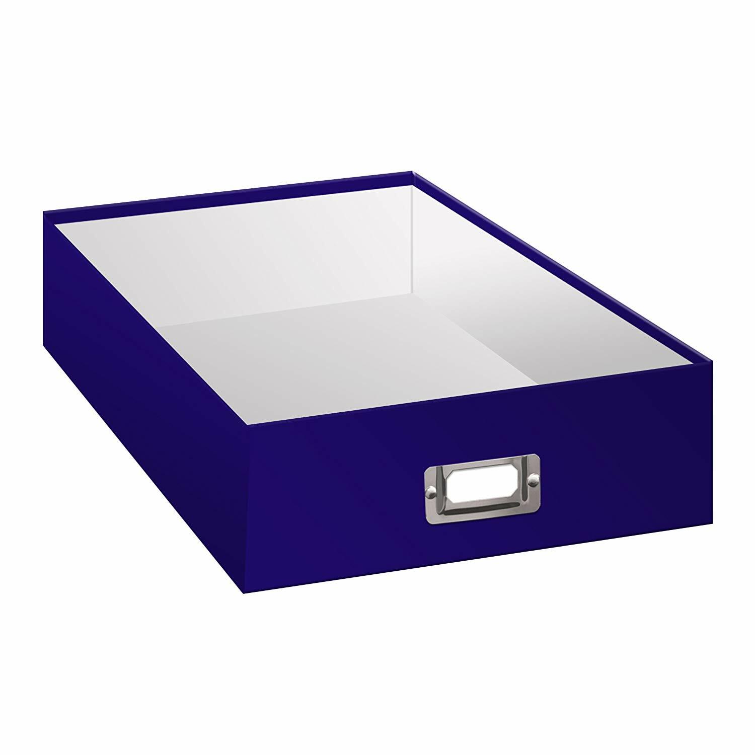 Pioneer Photo Albums OB-12S Pioneer Jumbo Scrapbook Storage Box, Blue