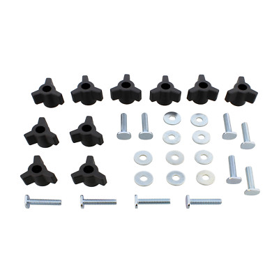 DCT 3 Star Knobs Kit 10pk 5/16in-18 Threaded Knob Set with Jig Knobs and Bolts