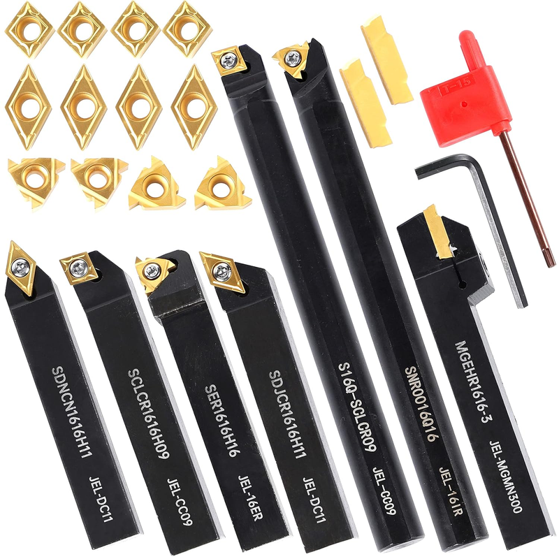 Lathe Turning-Tools Threading Holders 21pcs - Metal Lathe Cutting Tools 7pcs 5/8