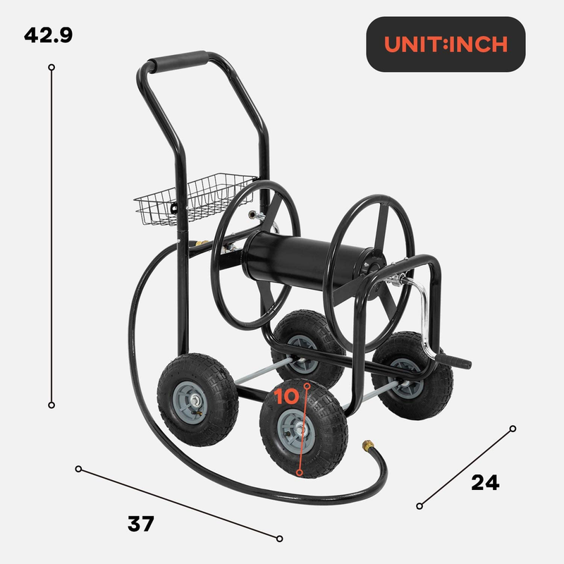 Garden Water Hose Reel Cart Tools with Wheels Garden Lawn Water Truck Water Plan