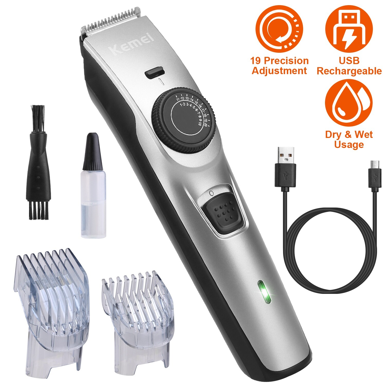 Precision Trimmer Hair Clippers Cutting Beard Barber Shaving