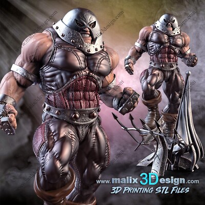 Juggernaut resin model kit 1:10 scale X-Men Marvel 8k, 3d Print Amazing details