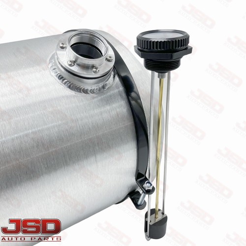 Universal 12''x38'' 18.3 Gallon 1/4 NPT Spun Aluminum Gas Tank Fuel Tank W/Gauge