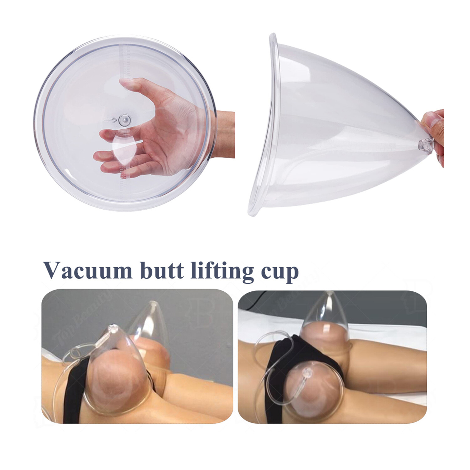 60ML-210ML Cups Breast Butt Enlargement Body Massage Vacuum Therapy Machine Spa