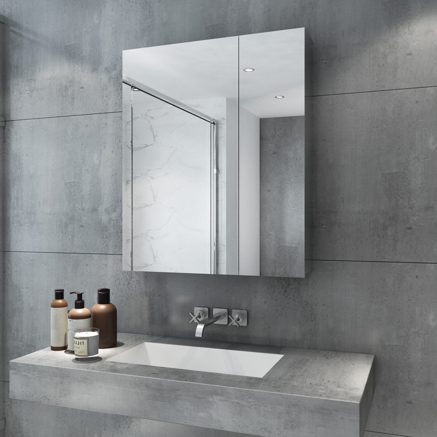 Mirror LED Mirror Bathroom Stainless Steel Wall Mounted
