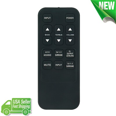 New Replaced Remote Control for ZVOX OMNI Speakers SB380/SB400/SB500 AV200/205