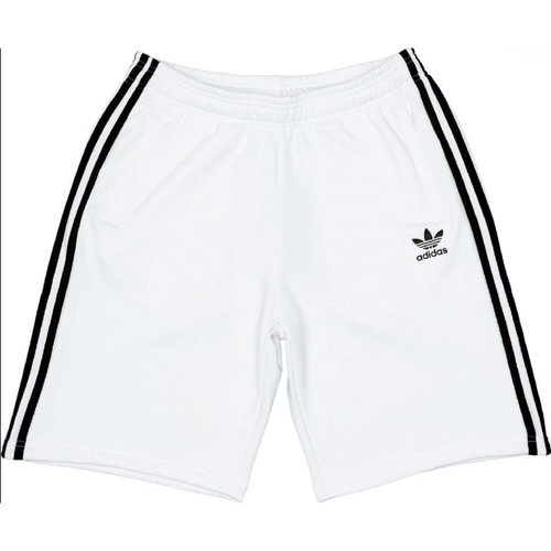 

[CZ5227] Мужские шорты Adidas Originals с 3 полосками трилистника, Белый