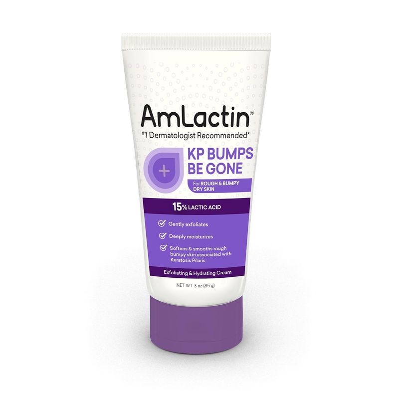 Amlactin KP Bumps Be Gone Hydrating Cream, Moisturizing Cream for Rough and Bump