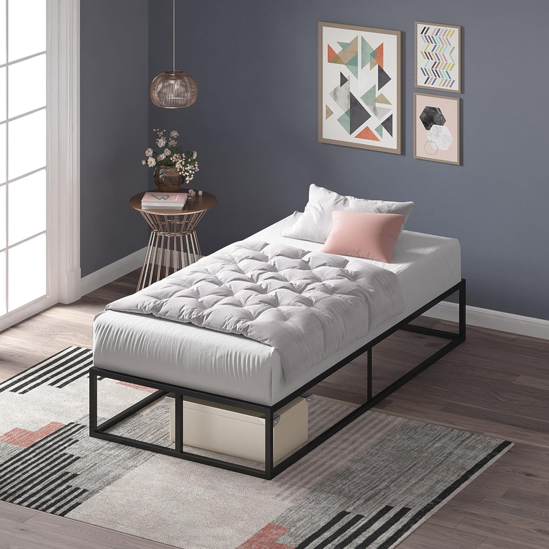 ZINUS Joseph Metal Platforma Bed Frame, Mattress Foundation, Wood Slat Support,