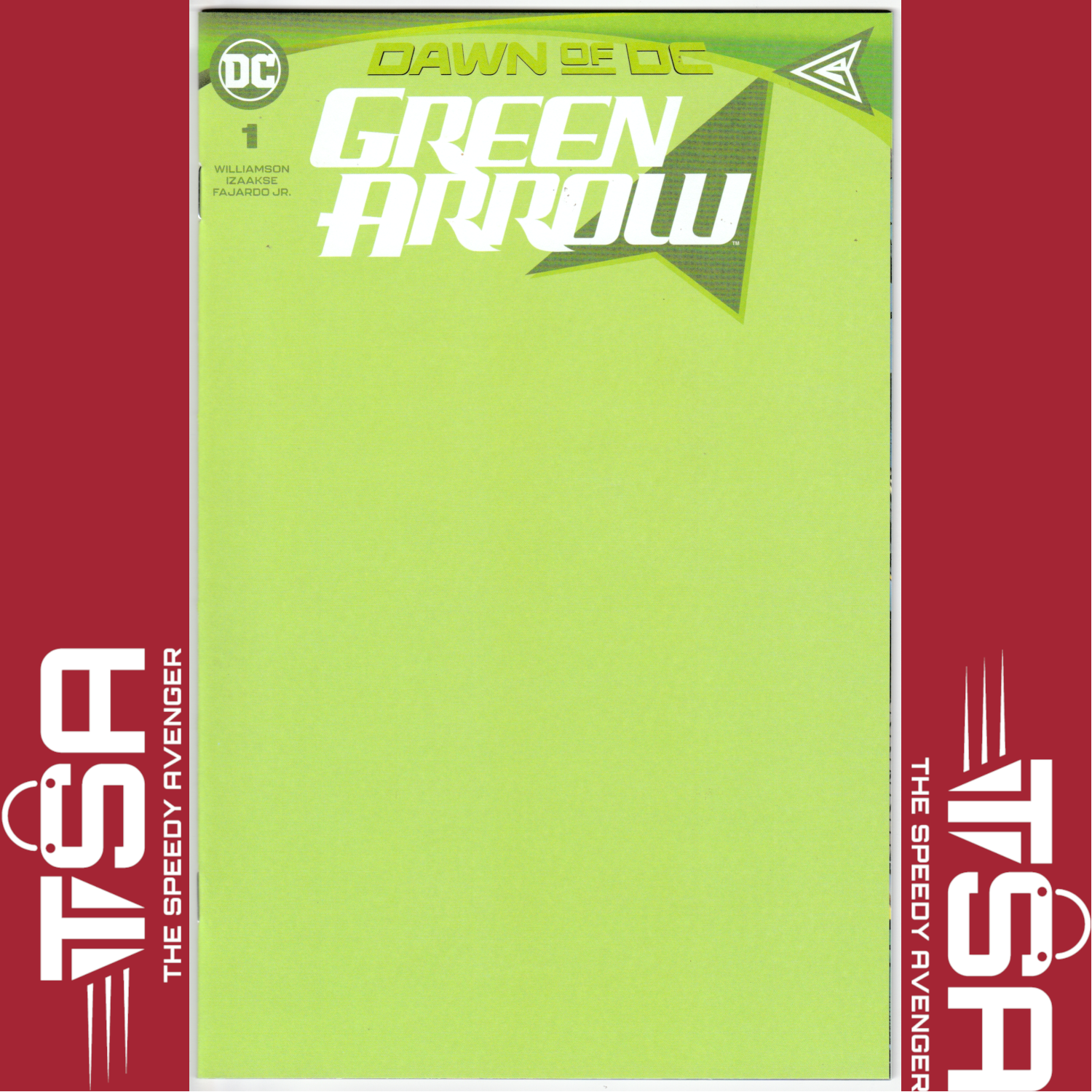 GREEN ARROW #1 (Vol 7 2023) Green Blank Sketch Variant Key First Troublemaker