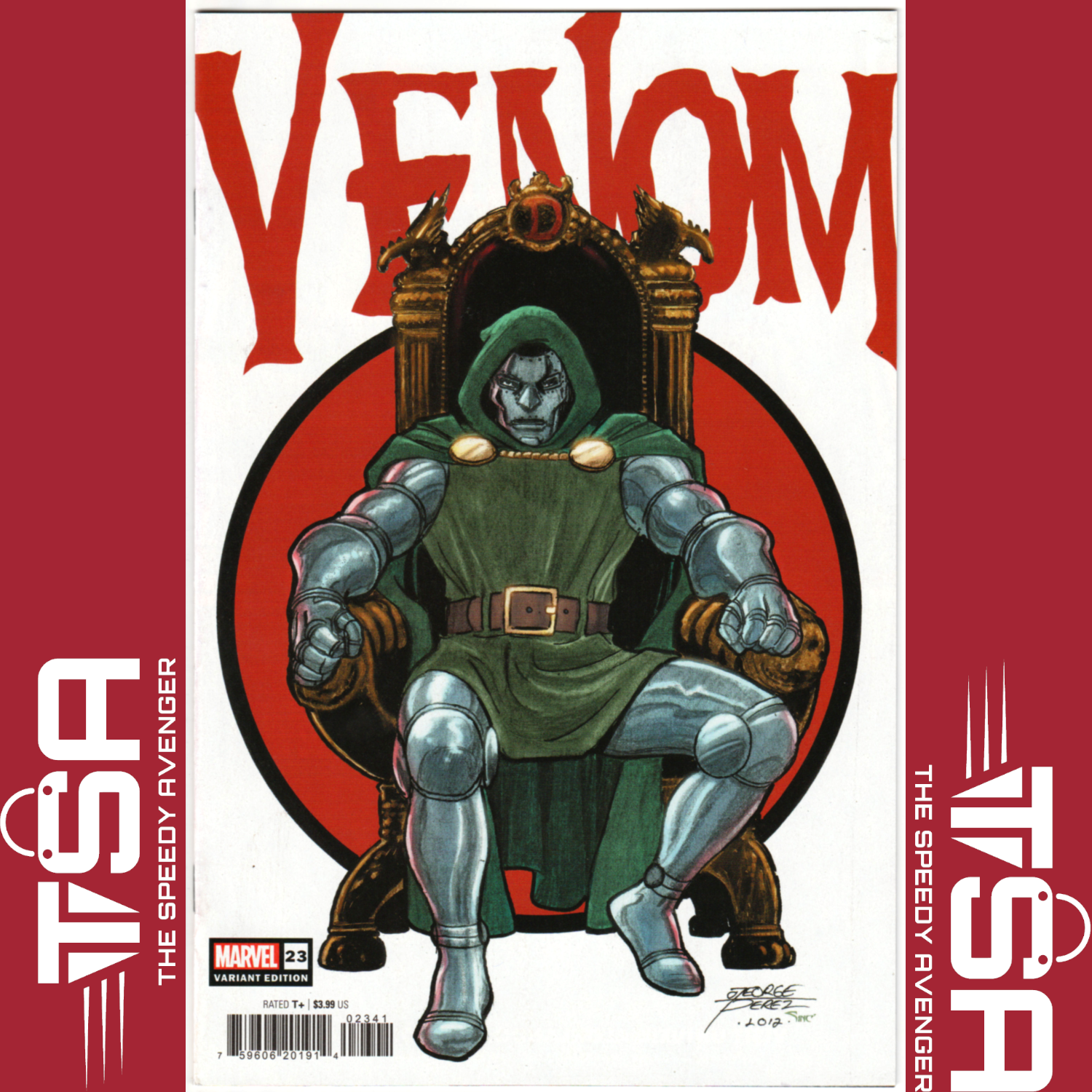 VENOM #23 (Vol 5) George Pérez Variant Cover 2023 Marvel Comics Black Widow