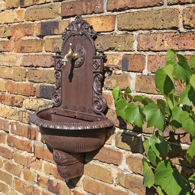Gartenbrunnen Aussen Wandbrunnen Antik Zierbrunnen Garten Aussenwaschbecken Nozztra Com