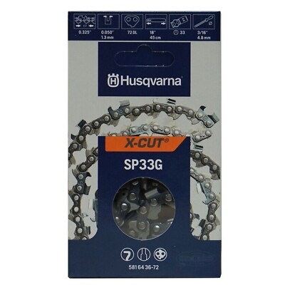 Husqvarna 581643672 X-Cut 18''Chain .325 .50 SP33G 72 DL