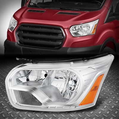 Для 15-23 Ford Transit 150 250 350 в стиле OE Левая боковая фара водителя Хромированная