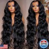 Wgfd 13x6 Body Wave Lace Front Wigs Human Hair 180% Density HD Lace Frontal Glueless Human Hair Wig for Women Pre Plucked with Baby Hair 28 inch