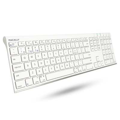 Macally Wireless Bluetooth Keyboard for Mac or Windows PC - Compatible Apple ...