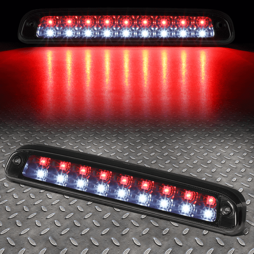 [2-РЯДНЫЙ СВЕТОДИОДНЫЙ ИНДИКАТОР]ДЛЯ 93-16 FORD F250-F550 ТРЕТИЙ ЗАДНИЙ ТОРМОЗНОЙ ФОНАРЬ ГРУЗОВОЙ ФОНАРЬ ДЫМЧАТЫЙ