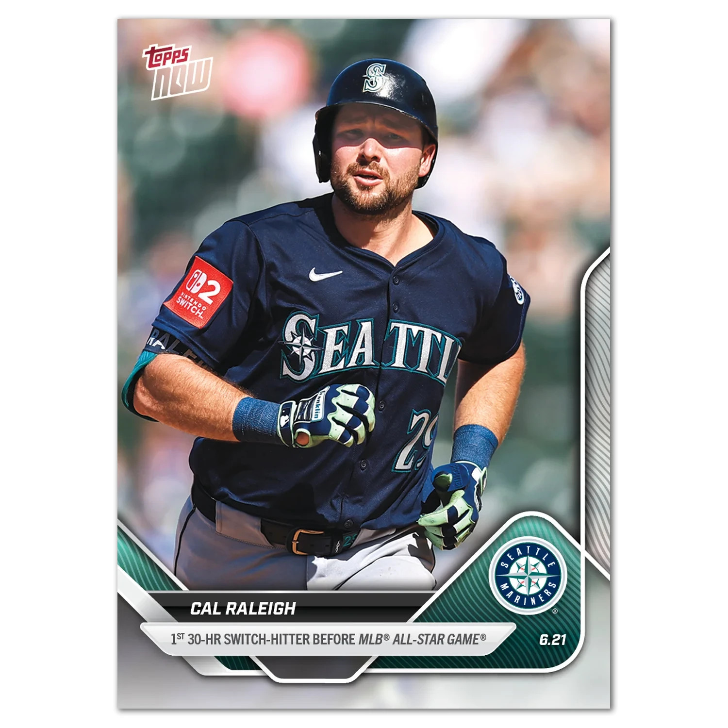 Marin☆*　0331 Cal Raleigh Seattle Mariners 2025 MLB Topps NOW Card #331 | eBay