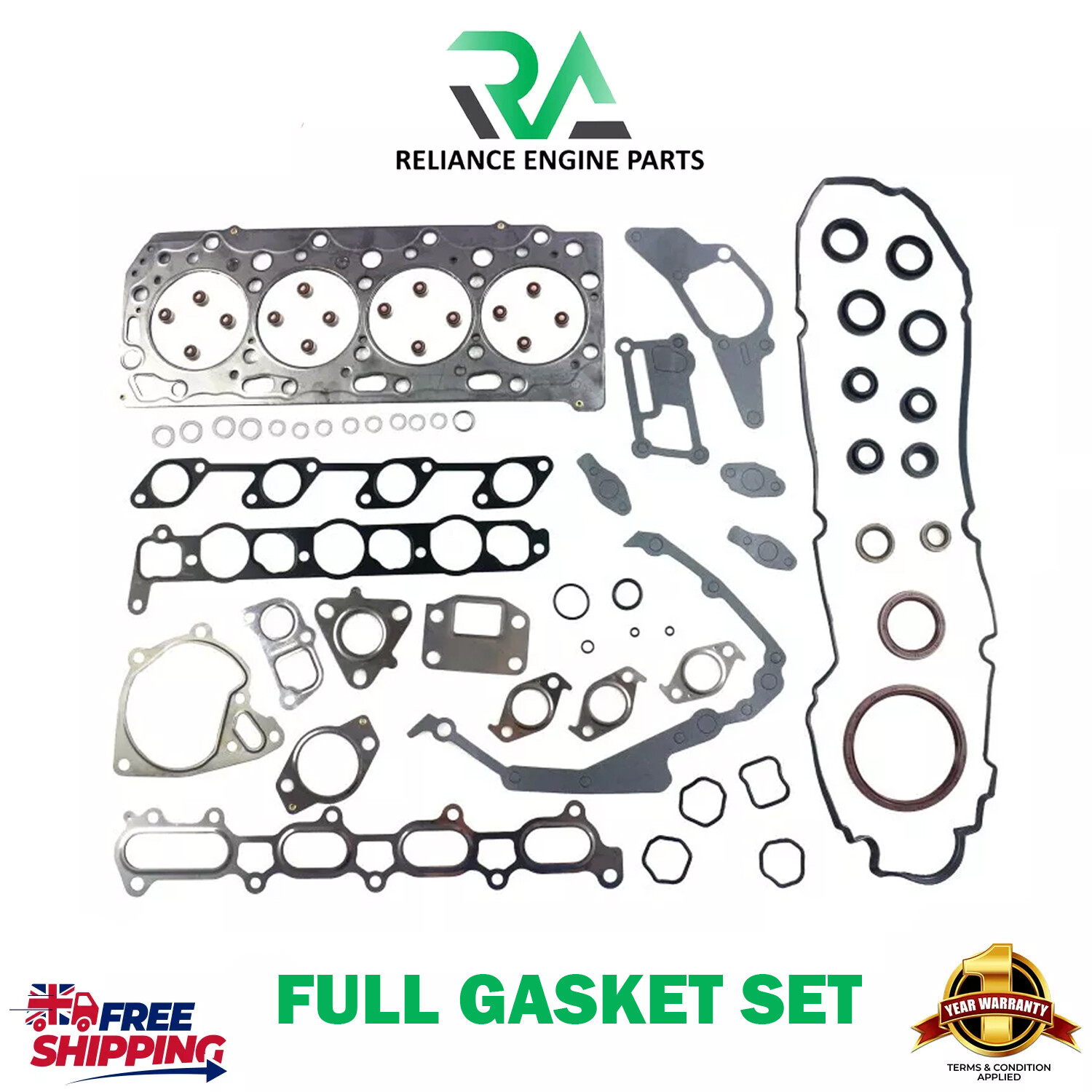 MITSUBISHI 4D56 2.5 DIESEL ENGINE FULL GASKET SET PAJERO