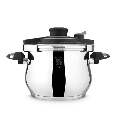 Serenk High Pressure Cooker Induction Pressure Cooker 6 Quart Pot Stainless S…