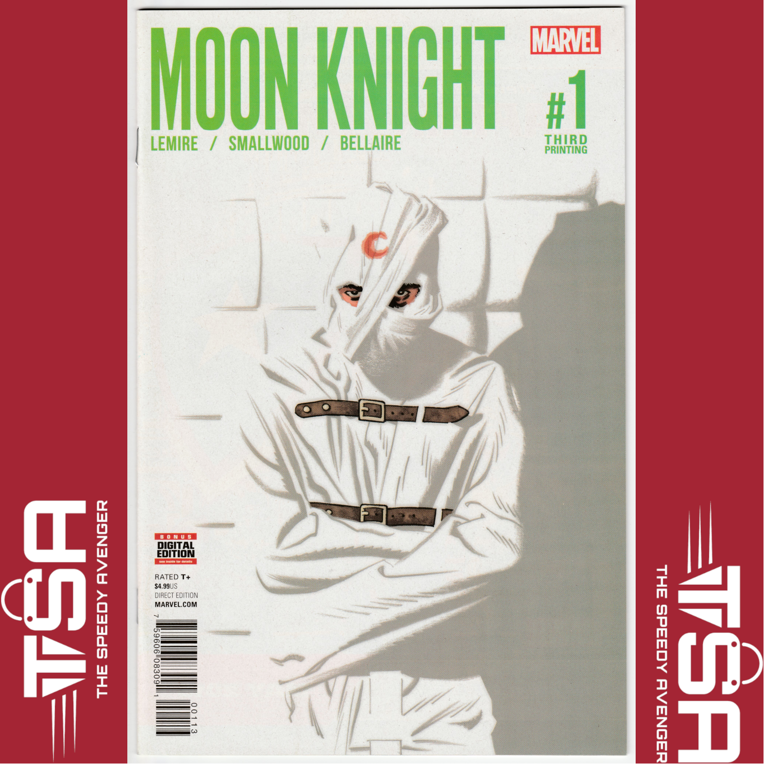 Moon Knight #1 (Vol. 8, 2016) 3rd Print 1st App Dr. Emmet Disney Plus MCU Marvel