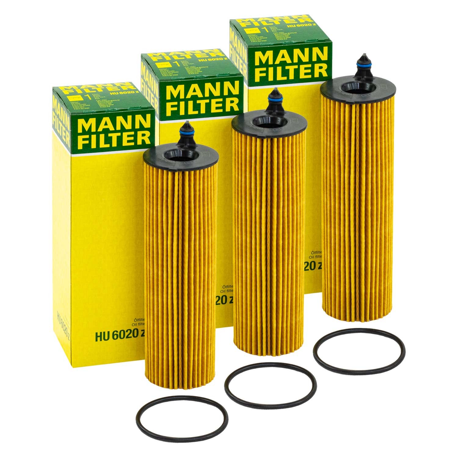 Ölfilter Mann Filter HU 6020 z 3 Stück für Mercedes E-Klasse CLS C-Klasse Vito