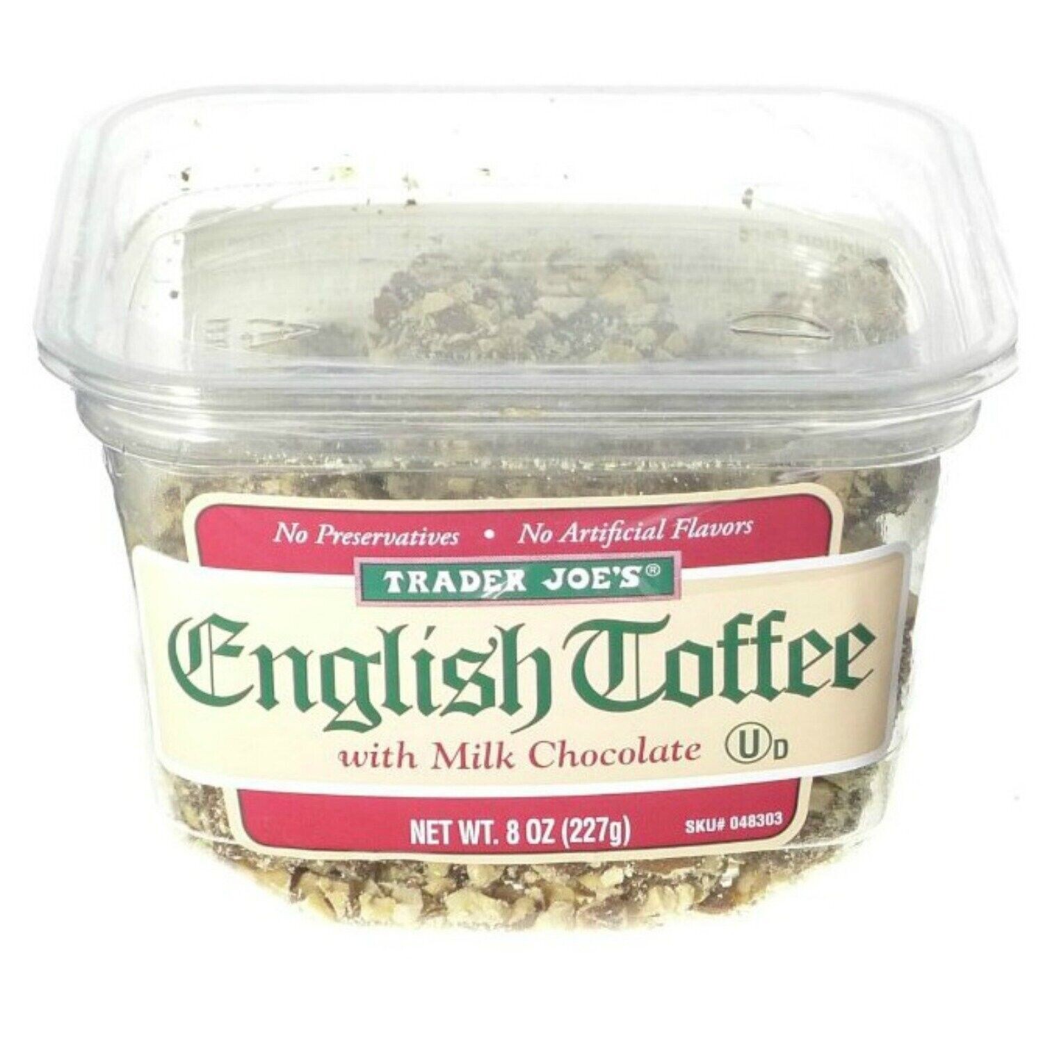 かなsoymilk+toffee-500(値引き) Trader Joe's English Toffee with Milk Chocolate 8 oz | eBay