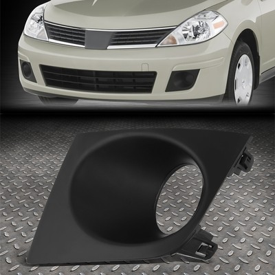 Для 07-12 Nissan Versa OE Style Черная рамка противотуманной фары с левой стороны водителя