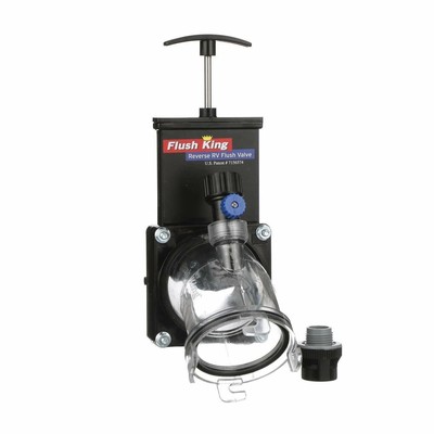 Valterra Flush King 45 Degree Reverse Flush Valve Attachment for RV, Camper, ...