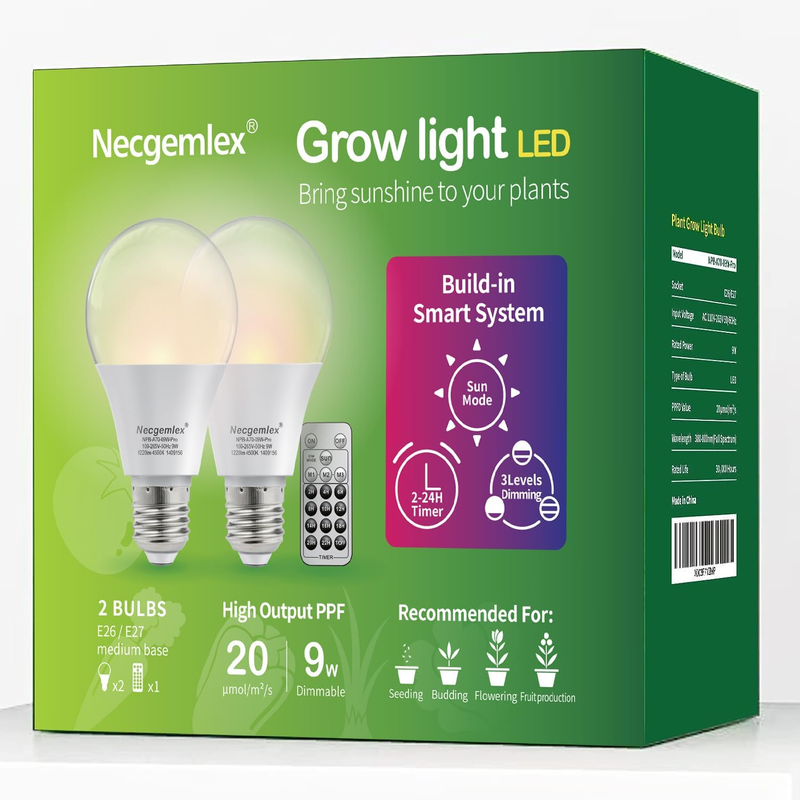 Bulbs 9w Dimmable 2pk