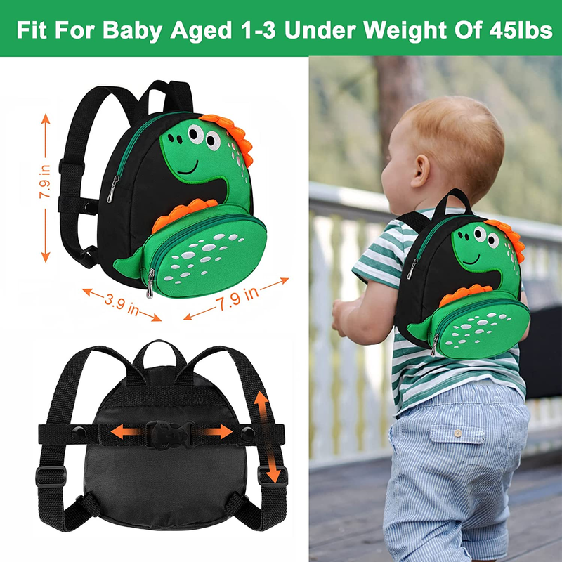 Toddler Backpack Harness with Safety Leash, anti Lost Wrist Link for Baby Boys