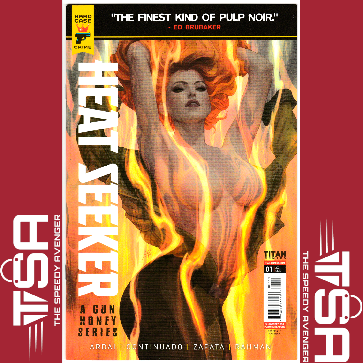 HEAT SEEKER A GUN HONEY SERIES #1 Stanley Artgerm Lau Regular Cover A 2023  Ship