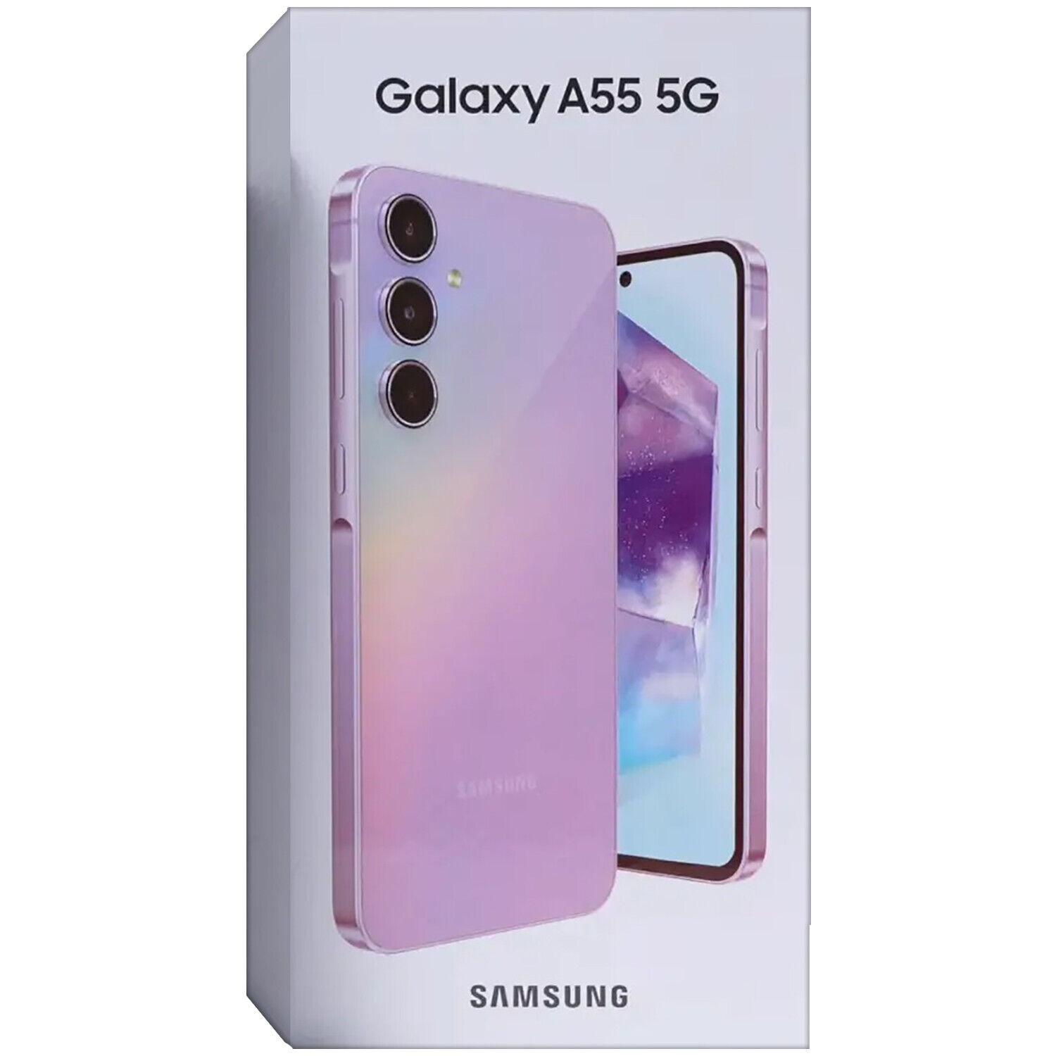 Samsung Galaxy A55 5G Awesome Lilac 256GB + 12GB Dual-SIM Samsung Galaxy A55 5G Awesome Lilac 256GB + 12GB Dual-SIM