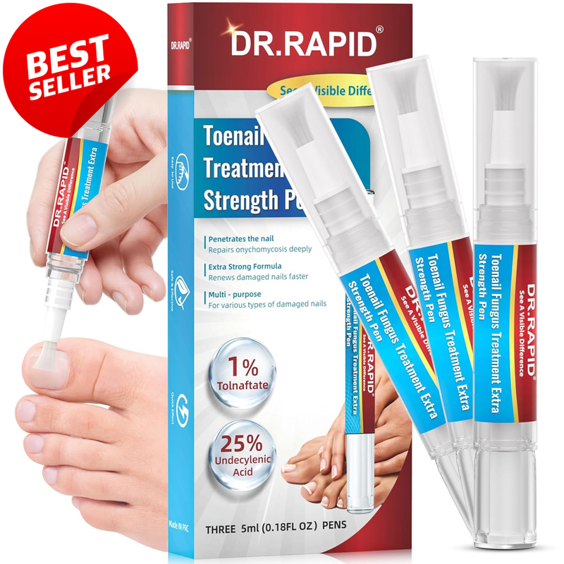 Toenail Fungus Treatment Pen 25% Undecylenic Acid Tolnaftate 3-Pack 5ml - US