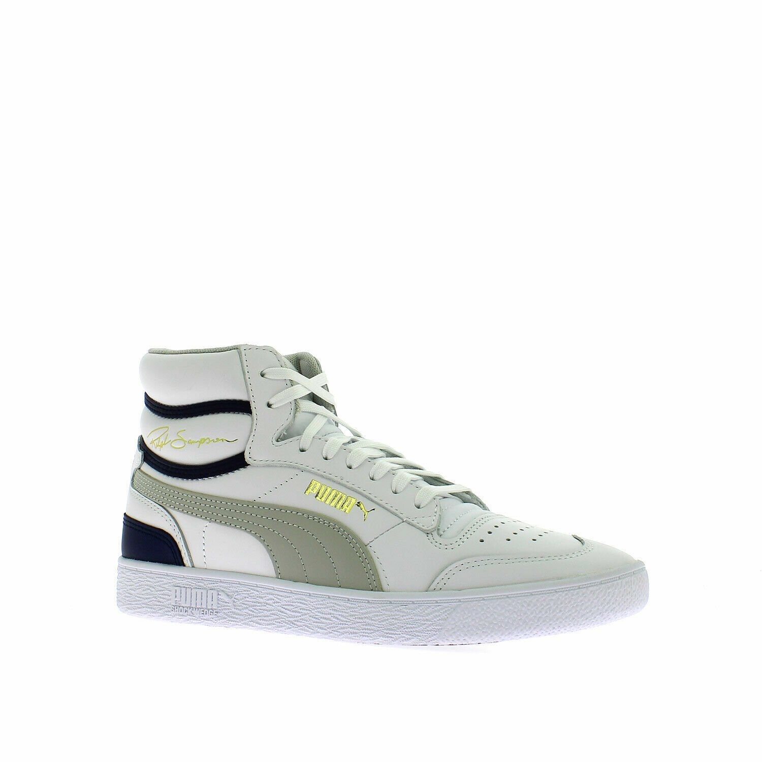 SCARPE UOMO SNEAKERS PUMA RALPH SAMPSON MID BIANCO WHITE 370847 04 STIVALETTO