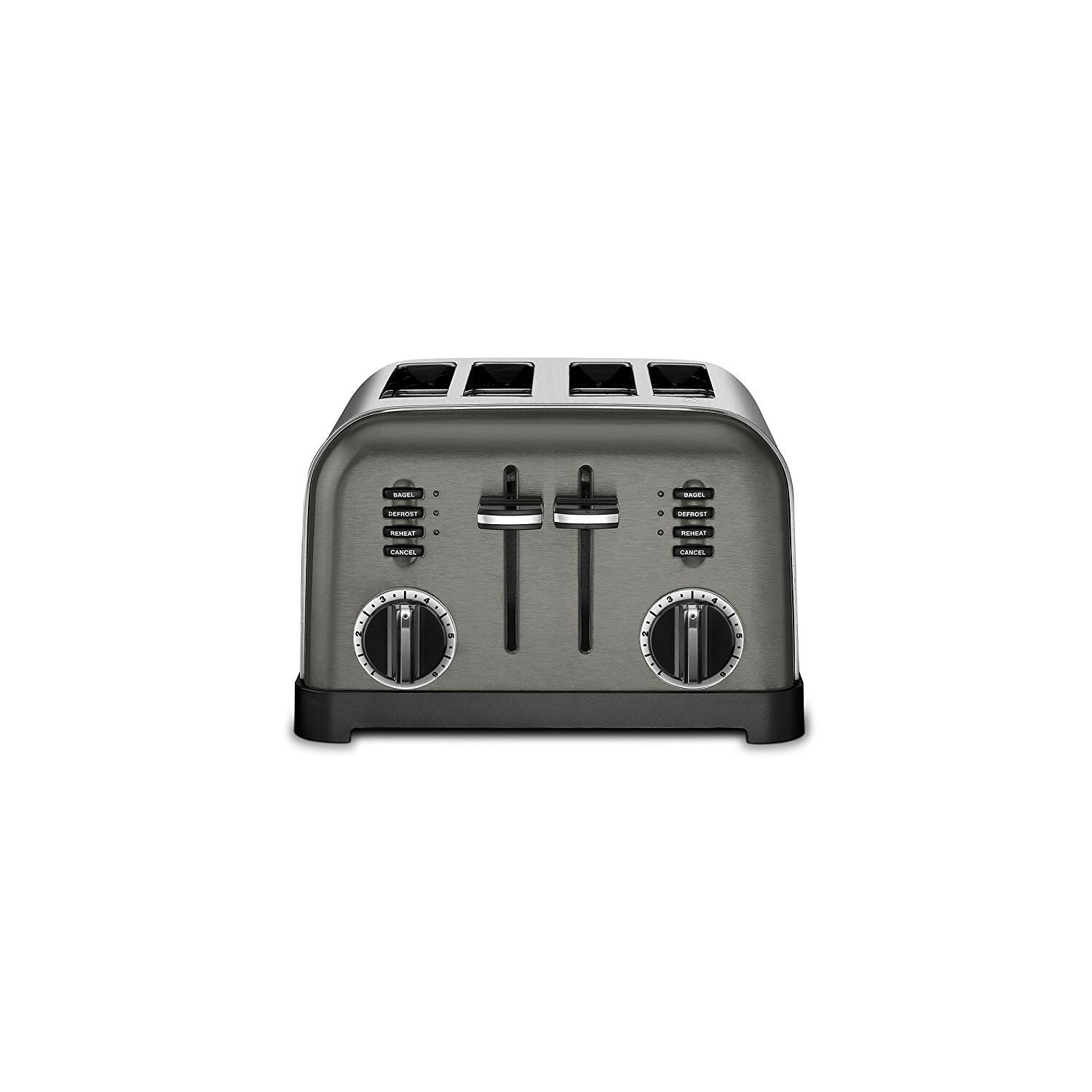 Cuisinart CPT-180BKS 4-Slice Metal Classic Toaster, Black/Stainless - Free Ship